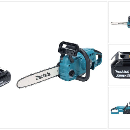 Makita DUC 357 FX2 Cordless chainsaw 18 V 35 cm 7.7 m/s Brushless + 1x battery 3.0 Ah - without charger