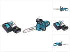 Motosierra a batería Makita DUC 357 RTX2 18 V 35 cm 7,7 m/s sin escobillas + 1x batería 5,0 Ah + cargador