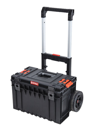 Qbrick System ONE Cart 2.0 Trolley 641 x 485 x 660 mm 52 l IP66 chargeable 100 kg empilable avec double poignée télescopique en aluminium