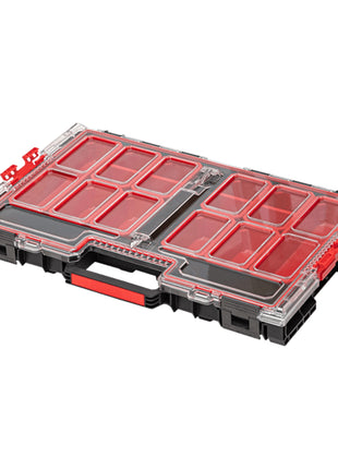 Qbrick System ONE Organizer L 2.0 apilable 531 x 379 x 77 mm 6 l IP 66 con 10 inserciones