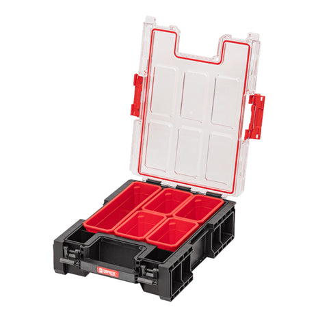 Qbrick System ONE Organizer M Plus apilable 364 x 264 x 106 mm 4 l IP66 con 5 inserciones