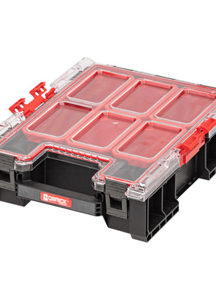 Qbrick System ONE Organizer M Plus apilable 364 x 264 x 106 mm 4 l IP66 con 5 inserciones