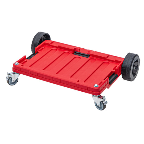 Qbrick System ONE Plate-forme de transport RED ULTRA HD Rouleaux de transport Plateau roulant 745 x 510 x 180 mm