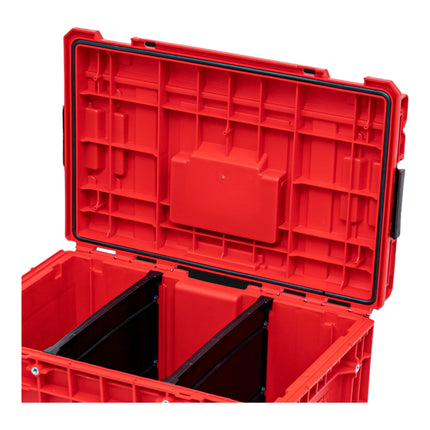 Qbrick System ONE 450 2.0 Vario RED ULTRA HD Custom tool case modular organiser 585 x 385 x 420 mm 52 l stackable IP66