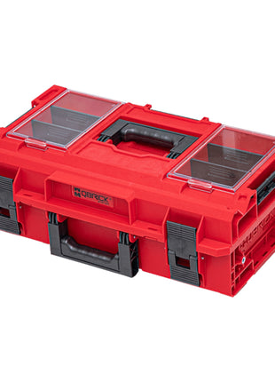 Qbrick System ONE 200 2.0 Profi RED ULTRA HD Custom Mallette à outils modulaire Organiseur 585 x 385 x 190 mm 15,4 l empilable IP66