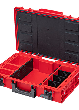 Qbrick System ONE 200 2.0 Profi RED ULTRA HD Custom Mallette à outils modulaire Organiseur 585 x 385 x 190 mm 15,4 l empilable IP66