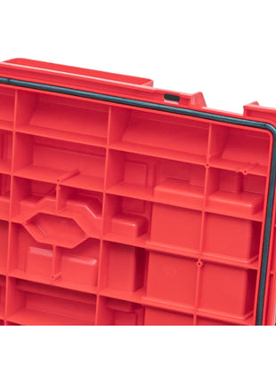 Qbrick System ONE 450 2.0 PROFI RED ULTRA HD Custom Mallette à outils modulaire organisateur 585 x 385 x 420 mm 52 l empilable IP66