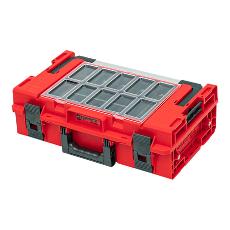 Qbrick System ONE 200 2.0 Expert RED ULTRA HD Custom Mallette à outils modulaire organisateur 585 x 385 x 190 mm 15,4 l empilable IP66