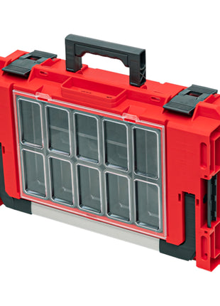 Qbrick System ONE 200 2.0 Expert RED ULTRA HD Maleta de herramientas personalizada organizador modular 585 x 385 x 190 mm 15,4 l apilable IP66