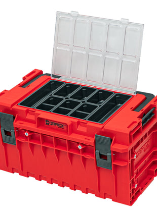 Qbrick System ONE 350 2.0 Expert RED ULTRA HD Custom Mallette à outils modulaire organisateur 585 x 385 x 320 mm 38 l empilable IP66