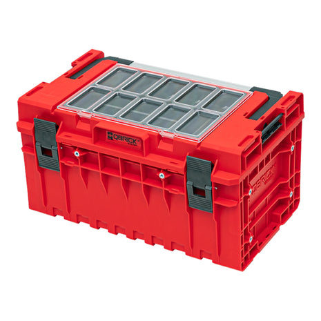 Qbrick System ONE 350 2.0 Expert RED ULTRA HD Custom Mallette à outils modulaire organisateur 585 x 385 x 320 mm 38 l empilable IP66