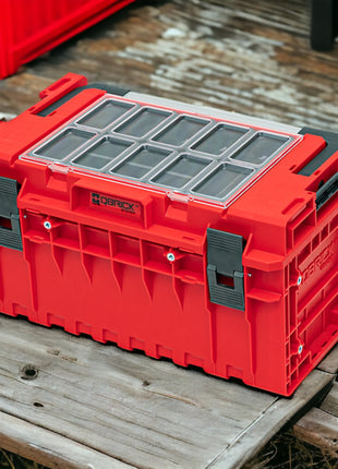 Qbrick System ONE 350 2.0 Expert RED ULTRA HD Custom Mallette à outils modulaire organisateur 585 x 385 x 320 mm 38 l empilable IP66