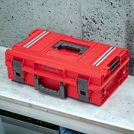 Qbrick System ONE 200 2.0 Technology RED ULTRA HD Custom tool case modular organiser 585 x 385 x 190 mm 15.4 l stackable IP66