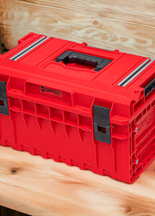 Qbrick System ONE 350 2.0 Technique RED ULTRA HD Custom Mallette à outils modulaire Organiseur 585 x 385 x 320 mm 38 l empilable IP66