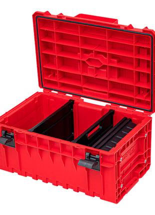 Qbrick System ONE 350 2.0 Technique RED ULTRA HD Custom Mallette à outils modulaire Organiseur 585 x 385 x 320 mm 38 l empilable IP66