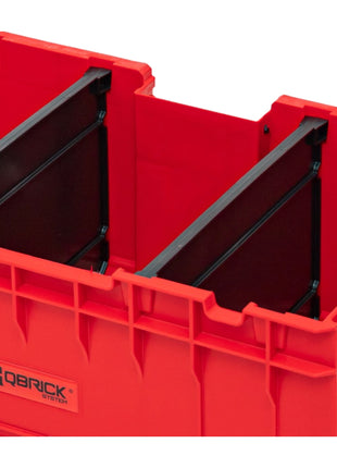 Qbrick System ONE Box 2.0 Plus RED ULTRA HD Custom Bac de rangement 576 x 359 x 237 mm 35 l empilable