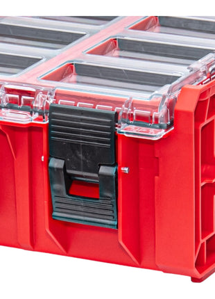 Qbrick System ONE Organizer 2XL 2.0 MFI RED ULTRA HD empilable 582 x 387 x 131 mm 13,5 l IP66 avec insert en mousse