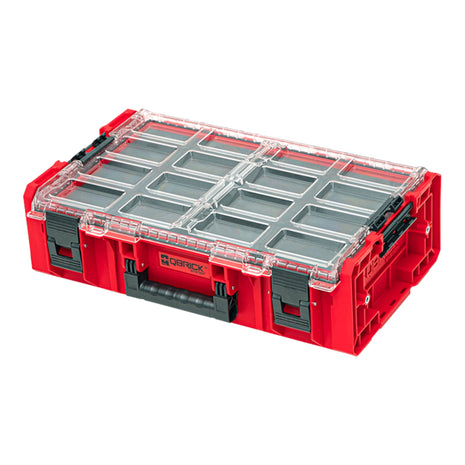 Qbrick System ONE Organizer 2XL 2.0 MFI RED ULTRA HD sztaplowany 582 x 387 x 131 mm 13,5 l IP66 z wkładką piankową