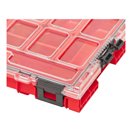 Qbrick System ONE Organiser L 2.0 RED ULTRA HD impilabile 531 x 379 x 77 mm 6 l IP66 con 10 inserti