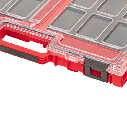 Qbrick System ONE Organizer L 2.0 MFI RED ULTRA HD sztaplowany 531 x 379 x 77 mm 6 l IP66 z wkładem piankowym