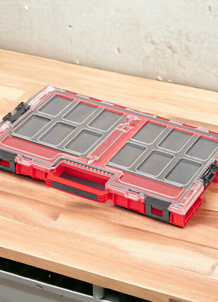 Qbrick System ONE Organizer L 2.0 MFI RED ULTRA HD apilable 531 x 379 x 77 mm 6 l IP66 con inserto de espuma