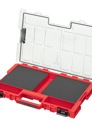 Qbrick System ONE Organizer L 2.0 MFI RED ULTRA HD apilable 531 x 379 x 77 mm 6 l IP66 con inserto de espuma