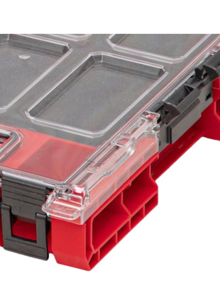 Qbrick System ONE Organizer M MFI RED ULTRA HD apilable 365 x 265 x 77 mm 2,5 l IP66 con inserto de espuma