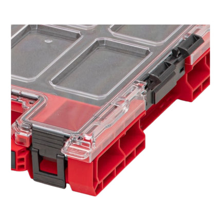 Qbrick System ONE Organiser M MFI RED ULTRA HD stackable 365 x 265 x 77 mm 2.5 l IP66 with foam insert
