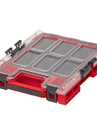 Qbrick System ONE Organizer M MFI RED ULTRA HD apilable 365 x 265 x 77 mm 2,5 l IP66 con inserto de espuma