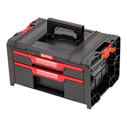 Qbrick System PRO Cajón 2 Caja de herramientas 2.0 Basic apilable 450 x 310 x 244 mm 4,5 l 9,5 l IP54 con dos cajones 5 separadores