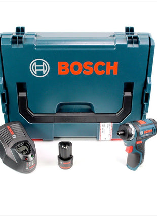 Bosch GSR 10,8-Li Akku Bohrschrauber in L-Boxx + 1 x GBA 10,8 V 2,5 Ah Akku + AL 1130 CV Schnelllader - Toolbrothers