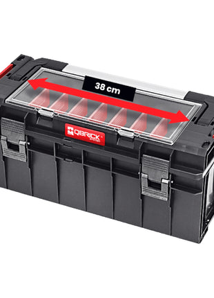 Qbrick System PRO 600 Expert Mallette à outils organisateur modulaire 545 x 270 x 246 mm 22 l empilable IP54