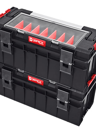 Qbrick System PRO 600 Expert Mallette à outils organisateur modulaire 545 x 270 x 246 mm 22 l empilable IP54