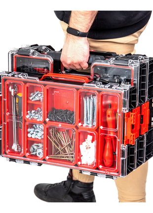 Qbrick System PRO 100 Organizer 452 x 296 x 79 mm 5 l empilable IP54