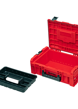 Qbrick System PRO Technik Case 2.0 RED ULTRA HD Maletín de herramientas personalizado 450 x 332 x 171 mm 12 l apilable IP54 con estante