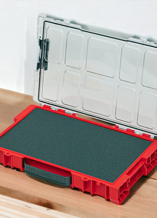 Organizador Qbrick System PRO 100 MFI RED ULTRA HD 452 x 296 x 79 mm 5 l apilable IP54