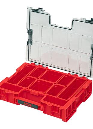 Qbrick System PRO Organizer 300 RED ULTRA HD sztaplowany 452 x 358 x 110 mm 9 l IP54 z 8 wkładkami