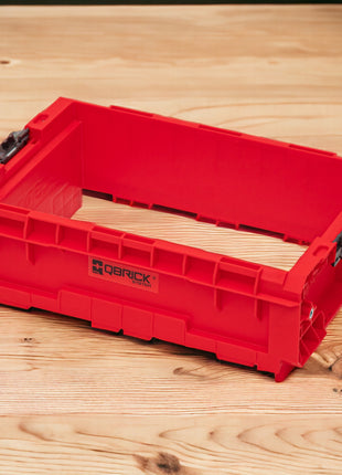 Qbrick System PRO Box Extender 2.0 RED ULTRA HD Custom Coffret extension 450 x 310 x 151 mm 9 l empilable