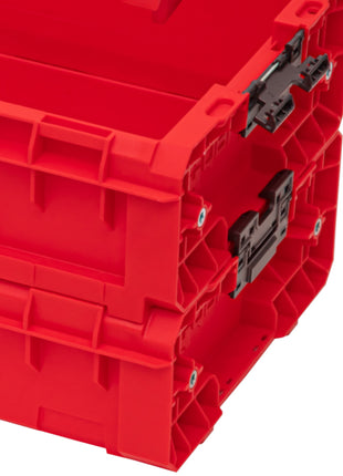 Qbrick System PRO Box Extender 2.0 RED ULTRA HD Custom Coffret extension 450 x 310 x 151 mm 9 l empilable