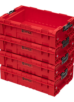 Qbrick System PRO Box 130 2.0 RED ULTRA HD Contenedor apilable personalizado 450 x 310 x 151 mm 9 l apilable