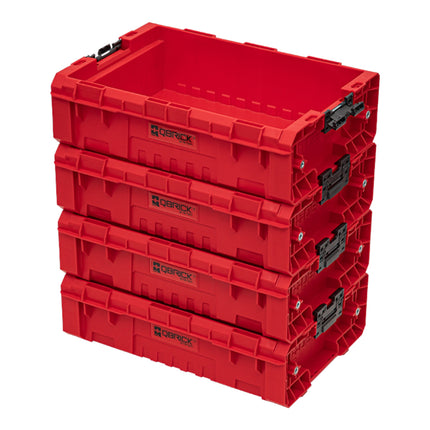 Qbrick System PRO Box 130 2.0 RED ULTRA HD Niestandardowy pojemnik sztaplowany 450 x 310 x 151 mm 9 l sztaplowany