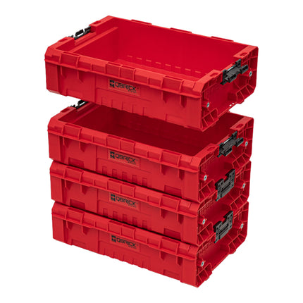Qbrick System PRO Box 130 2.0 RED ULTRA HD Niestandardowy pojemnik sztaplowany 450 x 310 x 151 mm 9 l sztaplowany
