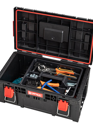 Qbrick System PRIME Toolbox 250 Vario empilable 535 x 327 x 271 mm 28l IP66 avec 3 séparateurs