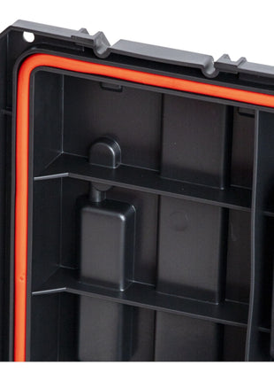 Qbrick System PRIME Toolbox 250 Vario empilable 535 x 327 x 271 mm 28l IP66 avec 3 séparateurs