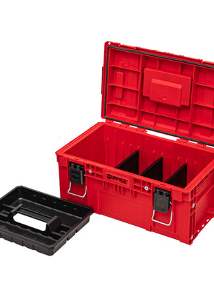 Qbrick System PRIME Toolbox 250 Vario RED ULTRA HD Custom apilable 535 x 327 x 271 mm 26l IP66 con 3 particiones