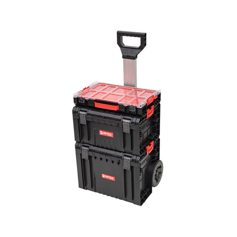 Qbrick System PRO Set 2 Set de chariot à outils + PRO Cart 2.0 + PRO Toolbox 2.0 + PRO Organizer 100 450 x 390 x 690 mm 52 l IP54