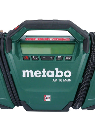 Metabo AK 18 Multi Compresseur à batterie 18 V 11 bar Solo ( 600794850 ) - sans batterie, sans chargeur