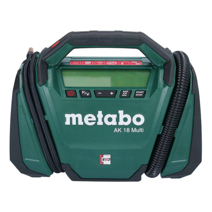 Metabo AK 18 Multi cordless compressor 18 V 11 bar + 1x battery 4.0 Ah + charger