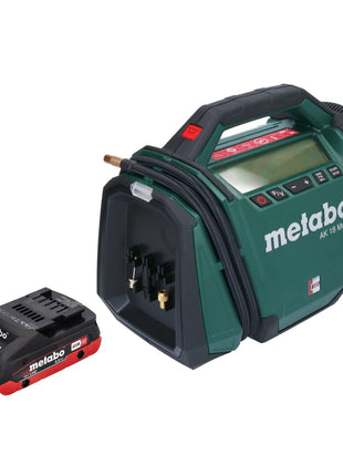 Kompresor akumulatorowy Metabo AK 18 Multi 18 V 11 bar + 1x akumulator 4,0 Ah - bez ładowarki