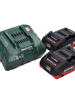 Kompresor akumulatorowy Metabo AK 18 Multi 18 V 11 bar + 2x akumulator 4,0 Ah + ładowarka